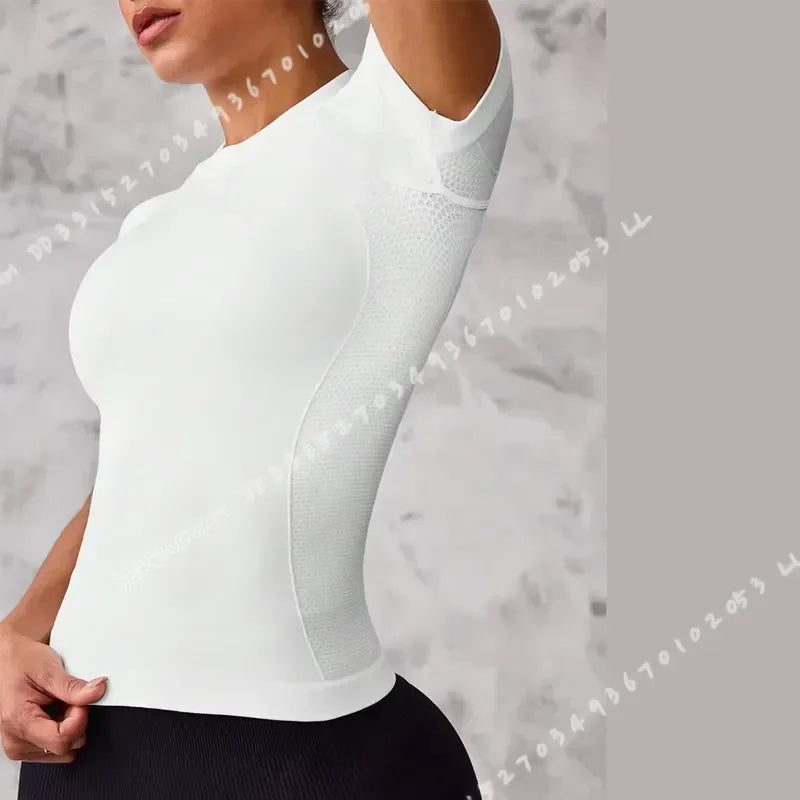 Women's Breathable Quick Dry Athletic Sports Top For Running Yoga