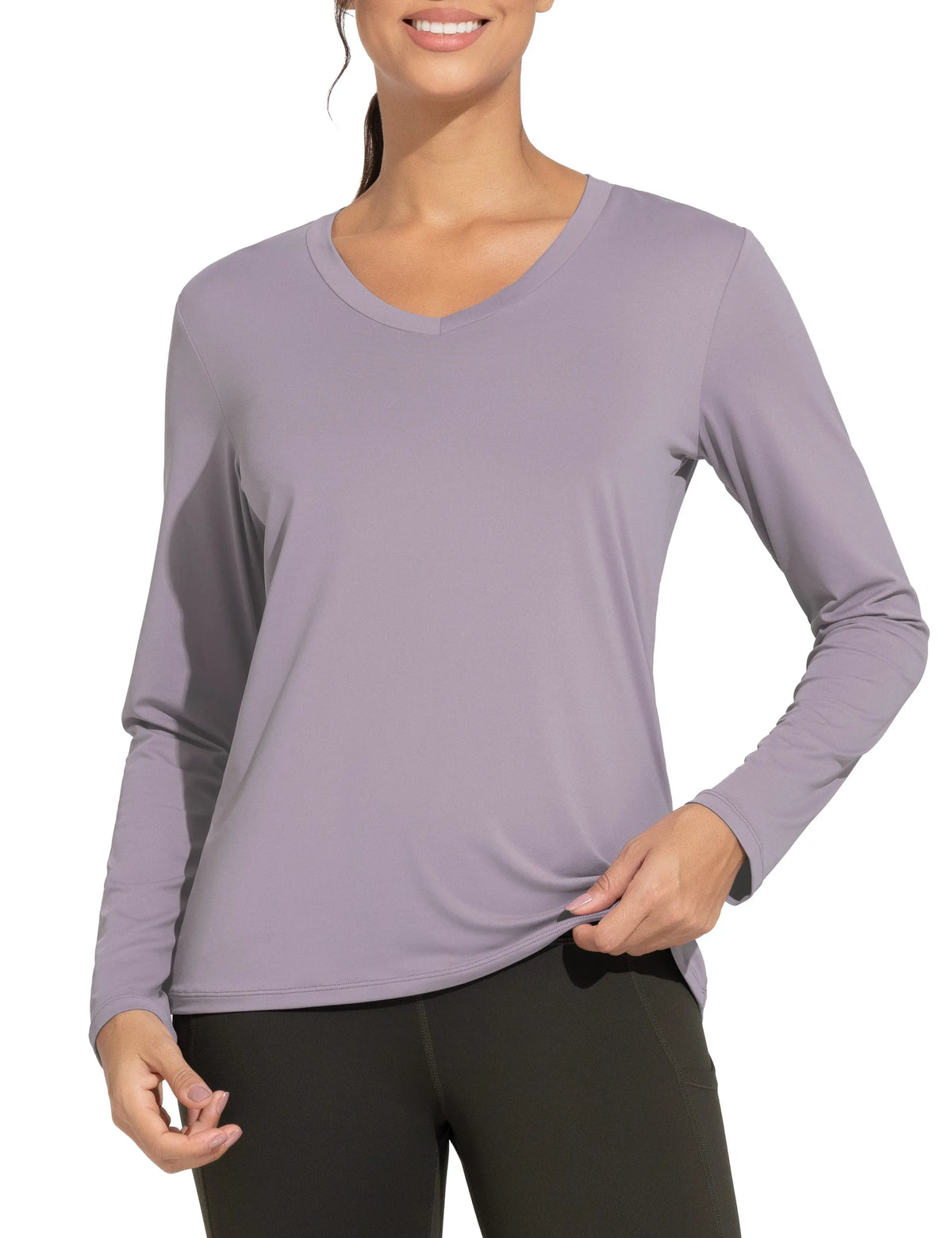The Gym People Women Lightweight Long Sleeve Workout Top