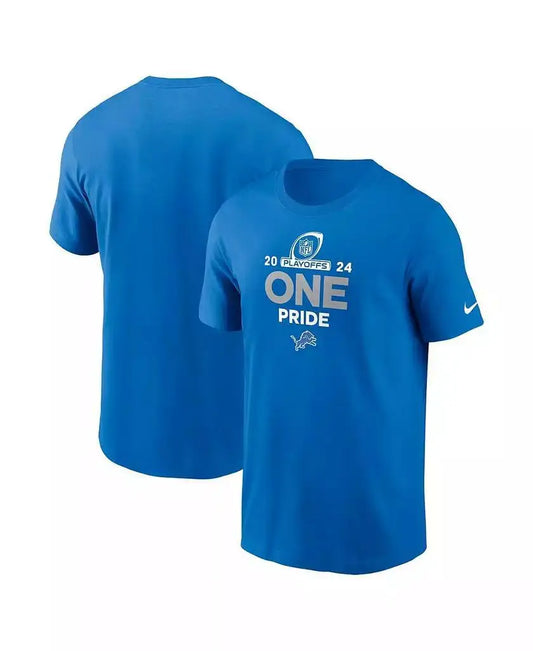 Nike | Men's Blue Detroit Lions 2024 NFL Playoffs T-Shirt