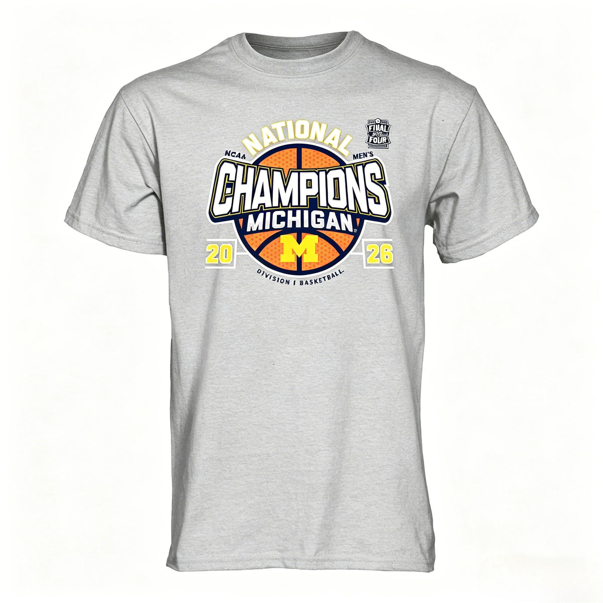Michigan Wolverines Basketball National Championship Graphic T Shirt for Fans