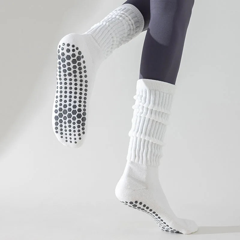 Womens Non Slip Grip Yoga Socks For Pilates And Fitness