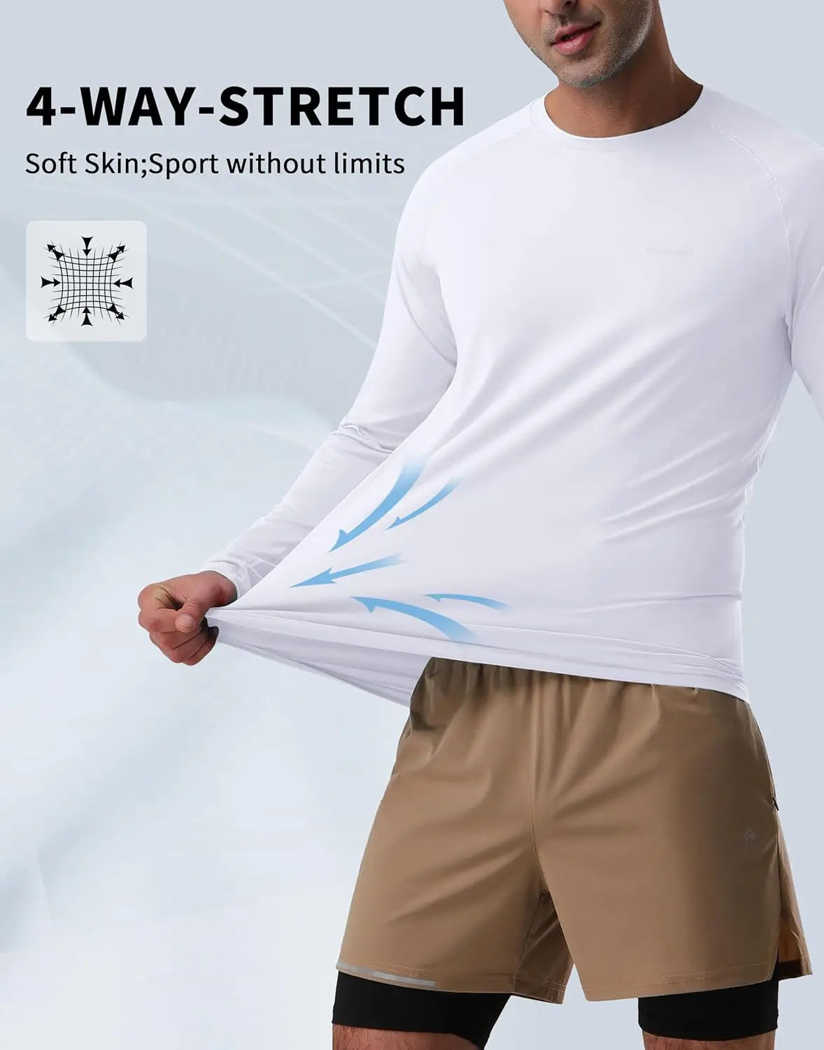 Pioneer Camp Men's UPF50+ Long Sleeve Sun Protection Rash Guard