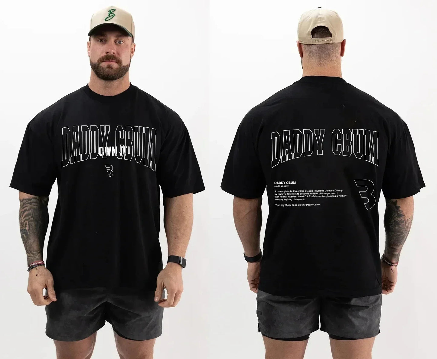 Men's Cotton Gym T Shirt Breathable Workout Tee For Fitness