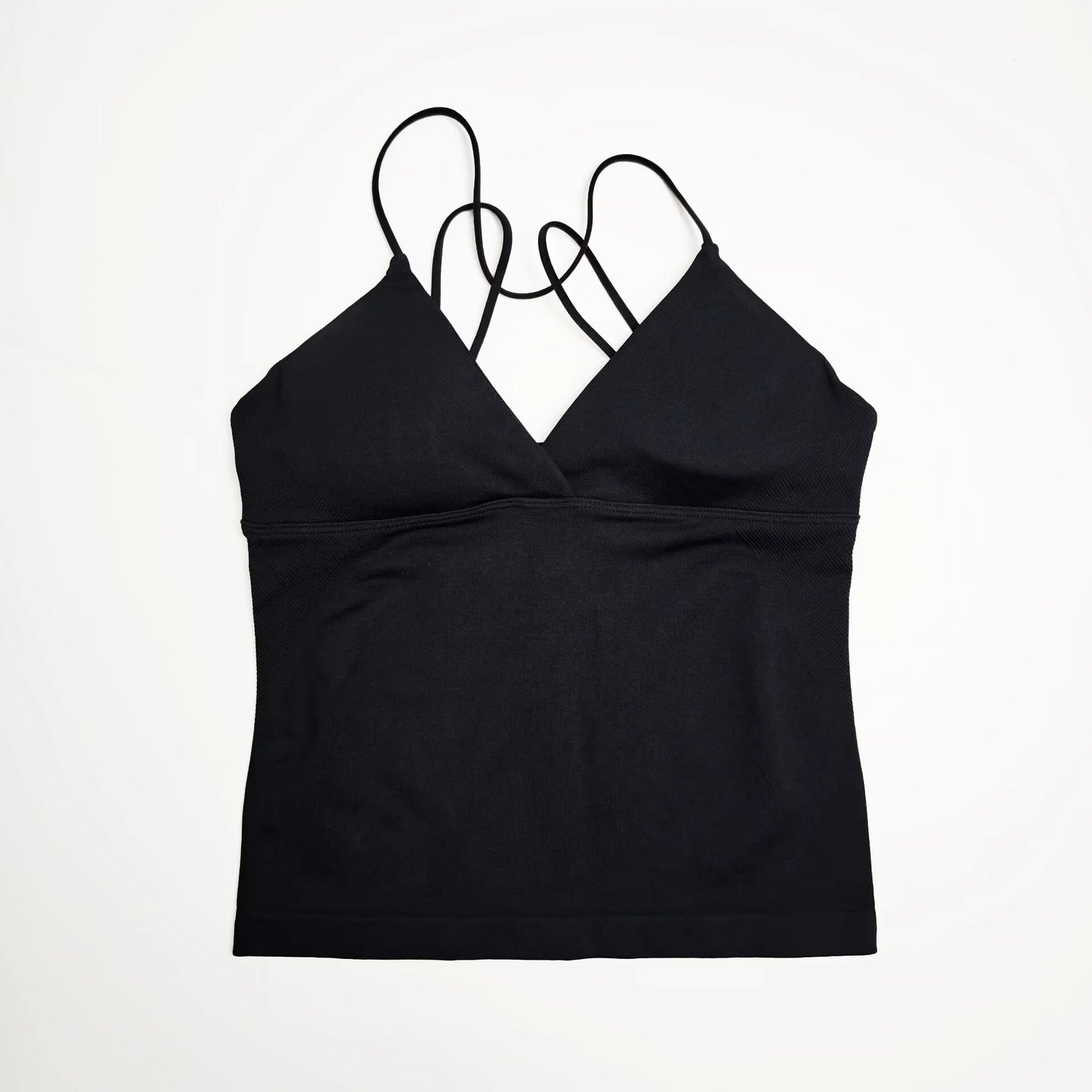 NCLAGEN Vision Twist Front Longline Seamless Yoga Tank Top