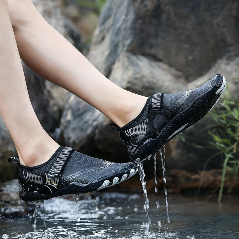 Men Quick Dry Non Slip Five Finger Water Shoes Swimming