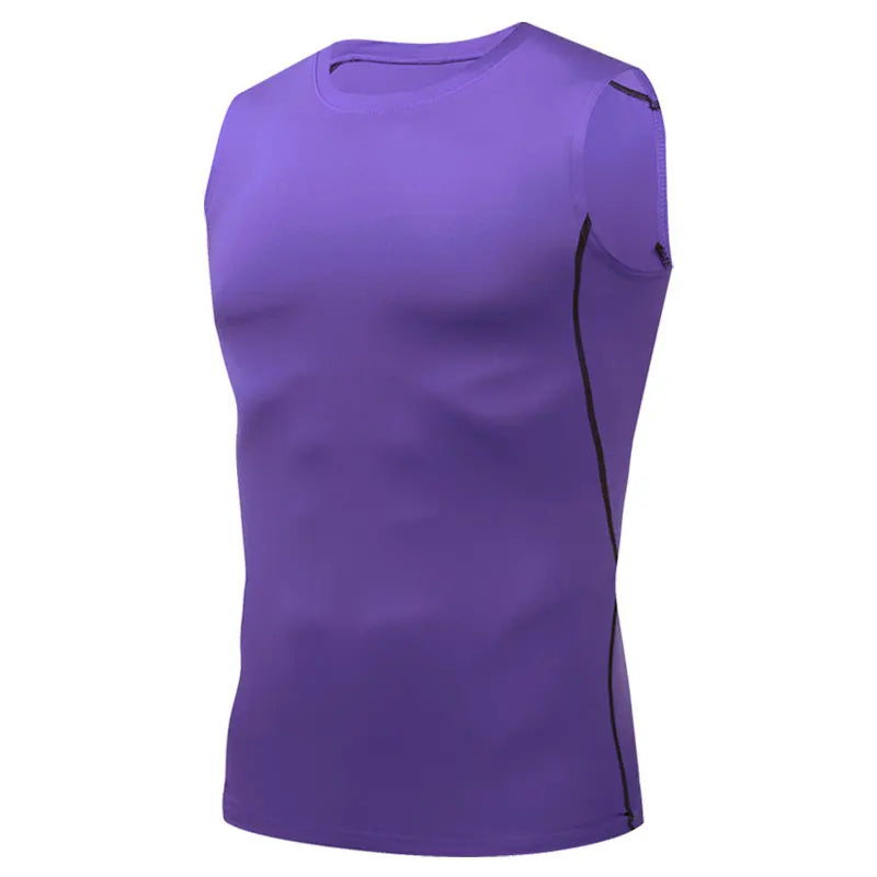 Men Compression Tank Top Quick Dry Moisture Wicking Breathable