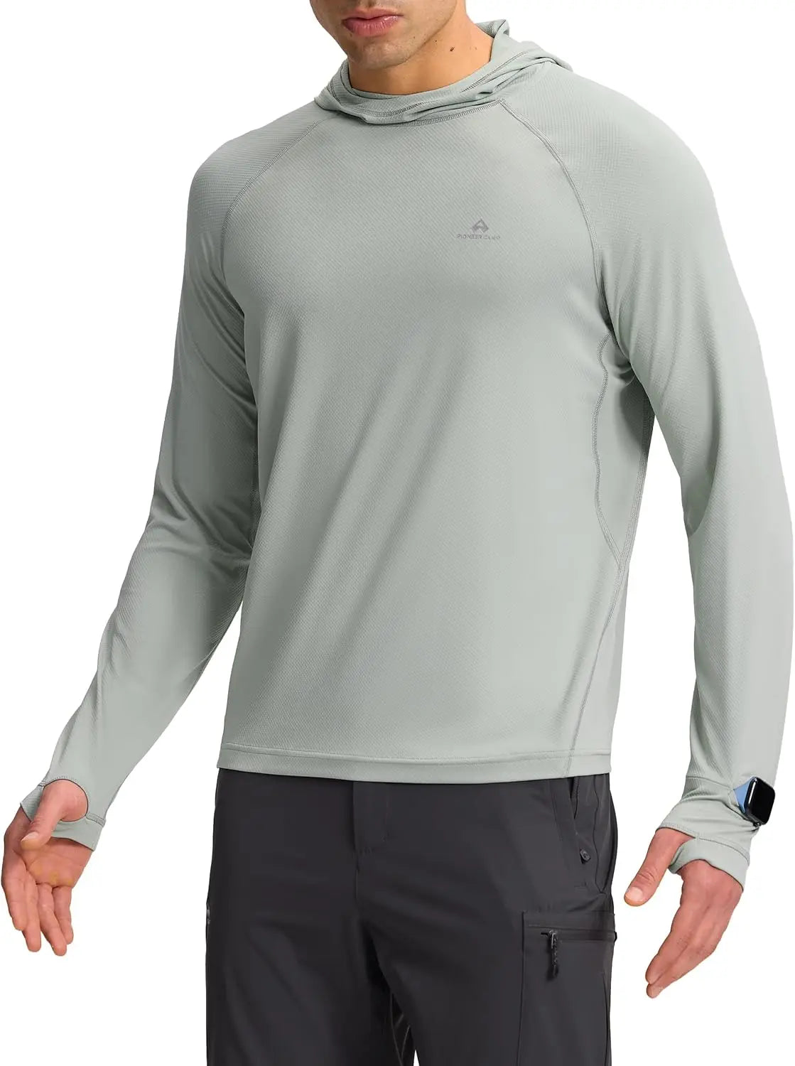 Pioneer Camp Men Upf Fifty Sun Hoodie Quick Dry Sportswear