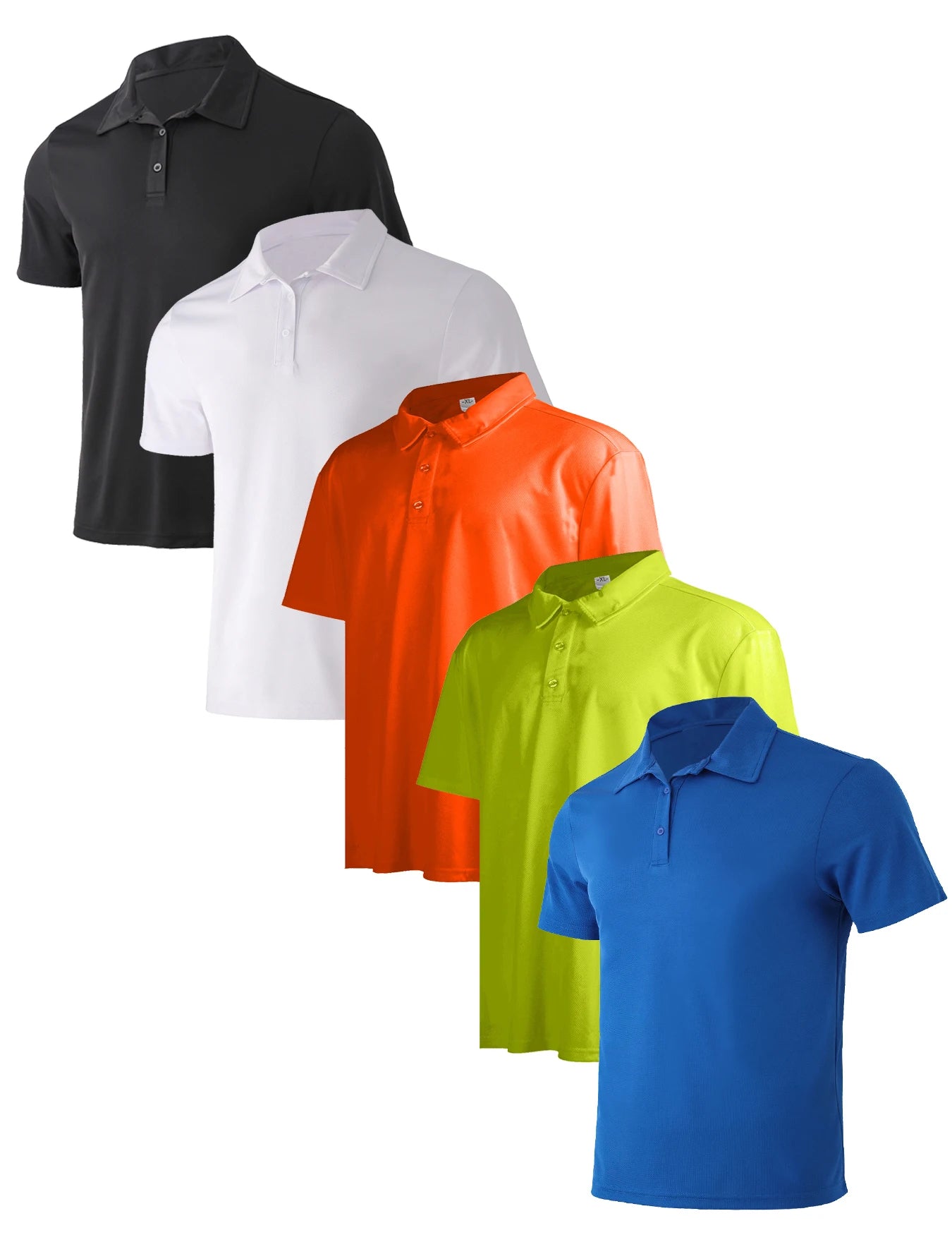 Men's Short Sleeve Polo Shirt Breathable Quick Dry