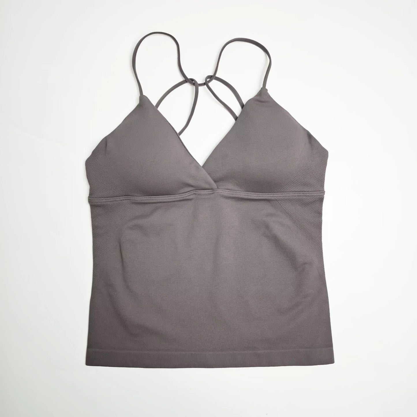 NCLAGEN Vision Twist Front Longline Seamless Yoga Tank Top