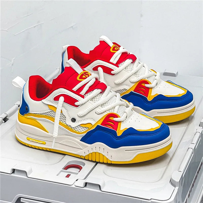 Men's Casual Retro Platform Shoes For All Seasons Daily Wear