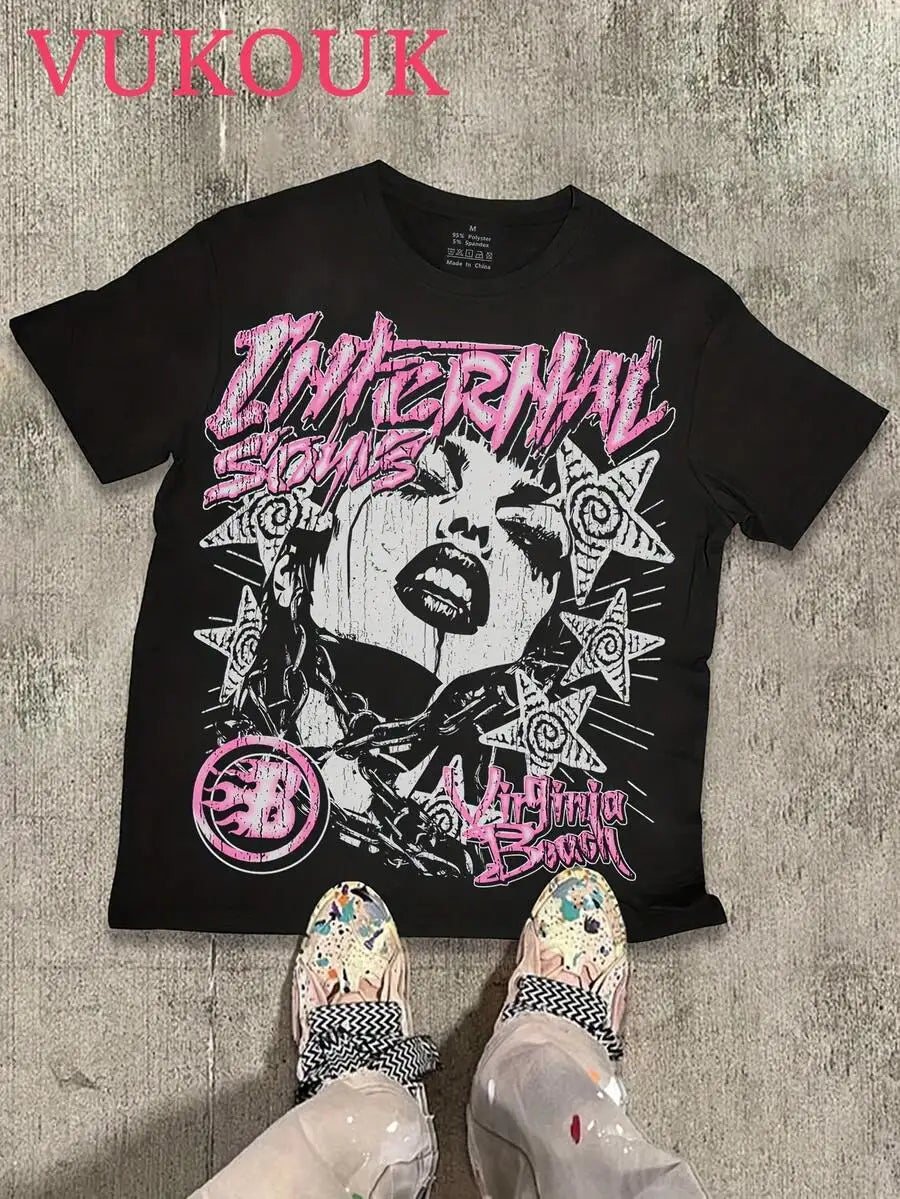 Men's 100 Percent Cotton Printed Short Sleeve T Shirt
