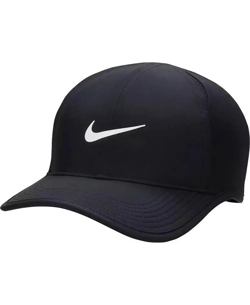 Nike Featherweight Unisex Lightweight Running Cap Black Sporty Accessory for Men & Women