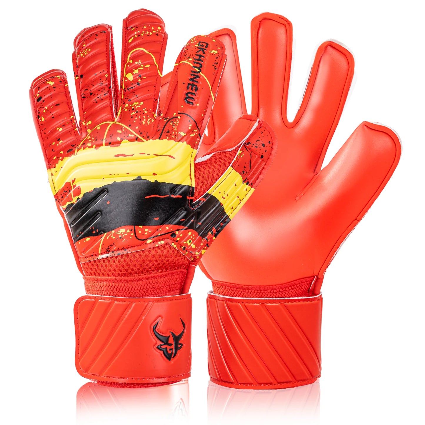 GKHMNEW GK7002 Goalkeeper Gloves With Latex Grip And Wrist Support