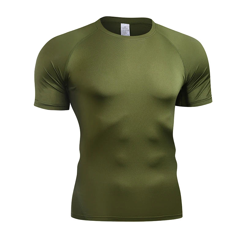Compression T Shirt Quick Dry Sports Top For Workout