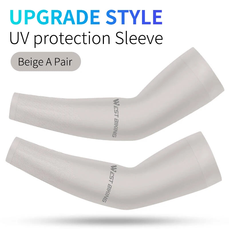 West Biking Cooling Arm Sleeves With Upf50 Protection