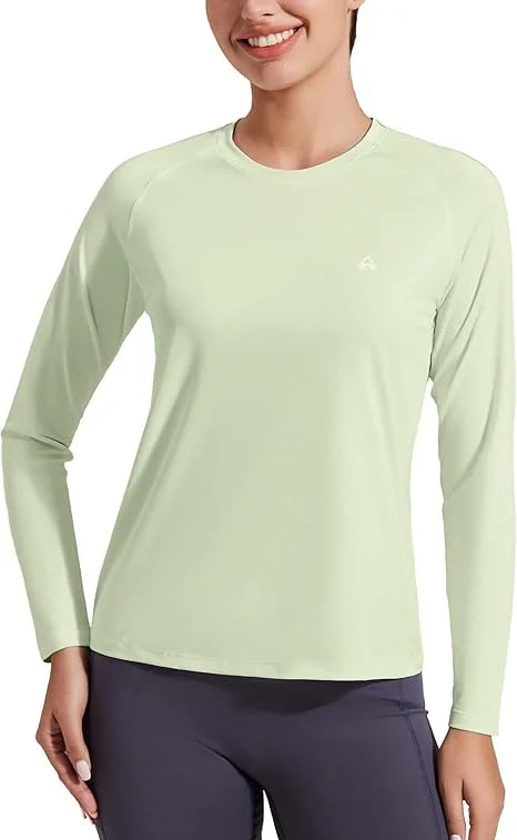 Pioneer Camp Women UPF 50 Long Sleeve Hiking Shirt Quick Dry