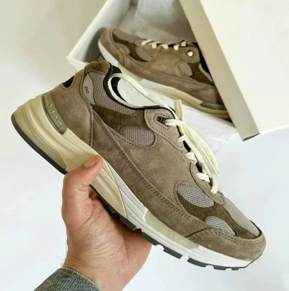 Unisex Mesh Retro Running Shoes Breathable Anti Slip Casual Footwear