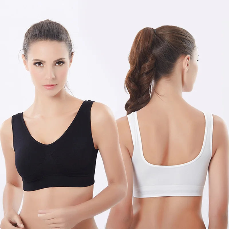 Women Padded Seamless Sports Bra For Workout