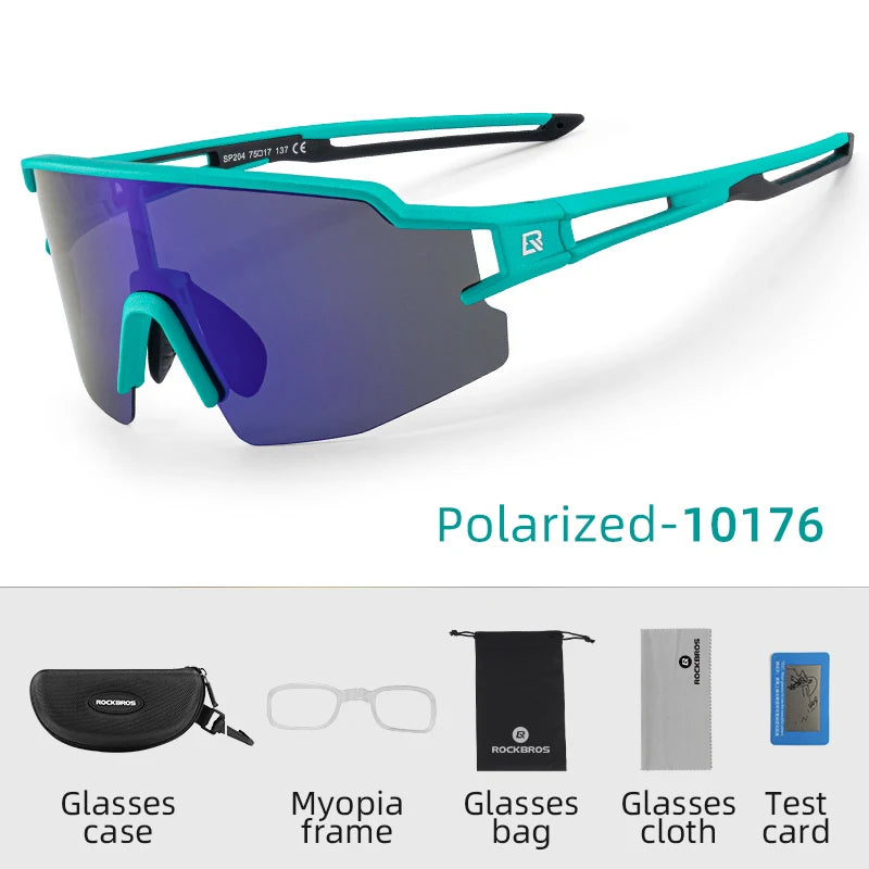 ROCKBROS UV400 Polarized Bike Glasses for Cycling and Fishing