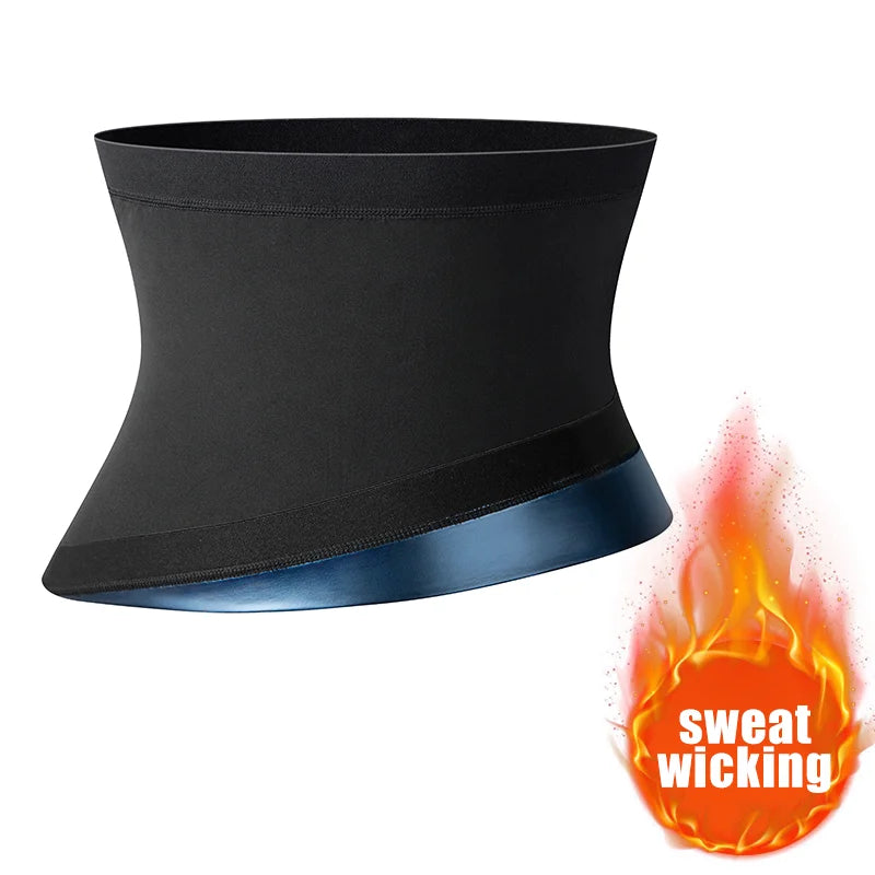 LALAMELON Sauna Abdomen Belt Waist Trainer Shaper for Men