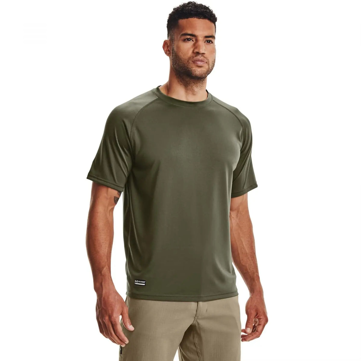 Under Armour Men Tactical Tech Short Sleeve Cotton Tshirt