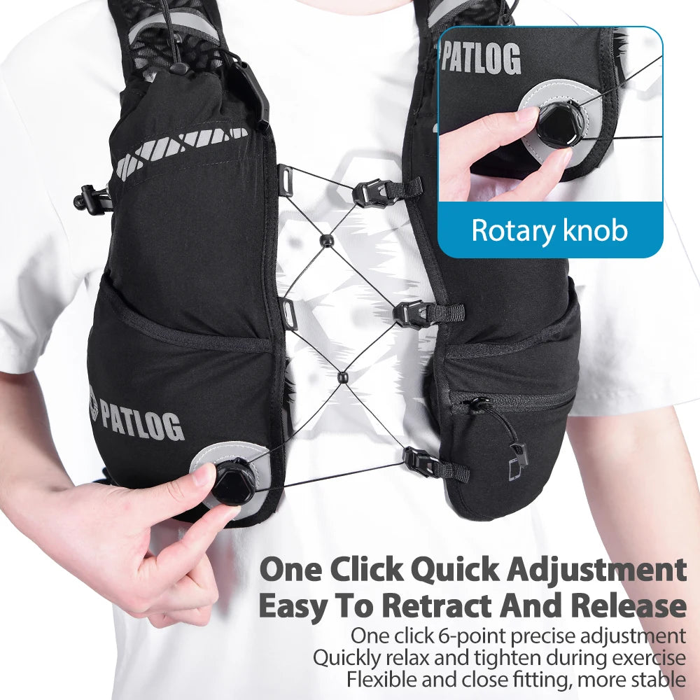 8L Breathable Hydration Vest Trail Running Backpacks Lightweight Cycling Run Jogging Marathon Backpack Riding Bike Climbing Bag