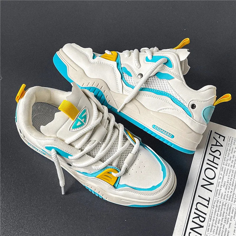 Men's Casual Retro Platform Shoes For All Seasons Daily Wear
