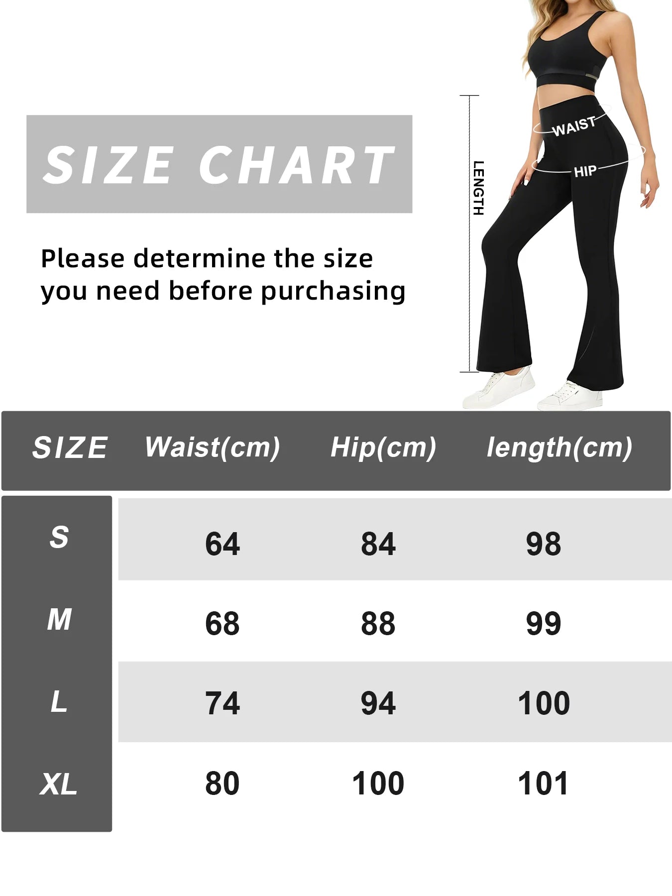 Contrast Thin Waist High Waist Flared Leggings Women Black Bootcut Yoga Pants Butt Lifting Workout Trousers For Daily Wear