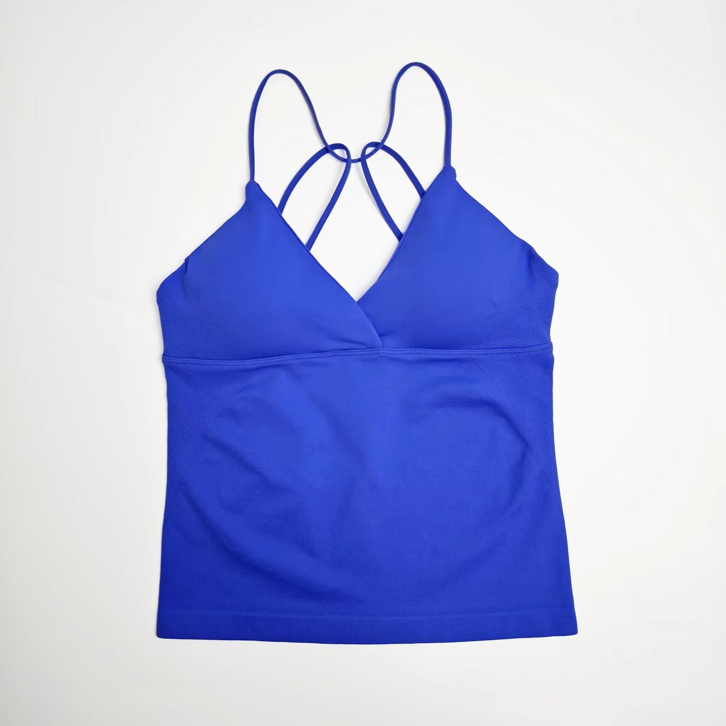 NCLAGEN Vision Twist Front Longline Seamless Yoga Tank Top